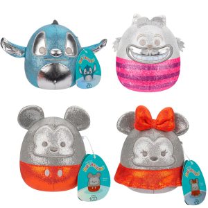Blister 4 peluches 100th Anniversary Disney Squishmallows 12cm REF0379