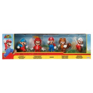 Blister 5 figuras Super Mario Bros 6cm Tamaño: 6cm. ref0540