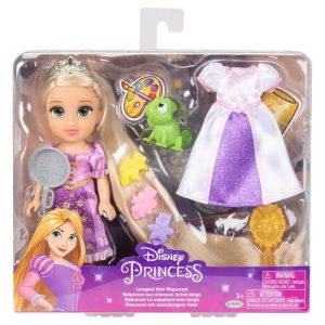 Muñeca Rapunzel Disney 15cm Tamaño: 15cm. Muñeca articulada. Contiene accesorios. ref0428
