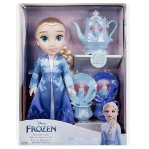 Muñeca Elsa Juego de Te Frozen Disney 38cm Ref 0365.
