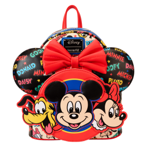 Mochila + diadema orejas Mickey and Friends Classic Disney Loungefly 26cm REF0377