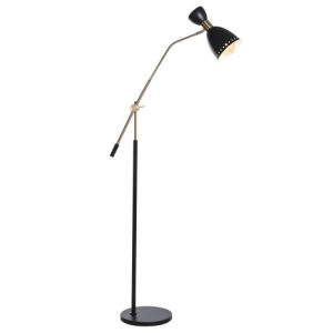 LAMPARA PIE METAL 109X30X168 FLEXO NEGRO LA-206030 Disponible Ref 13541