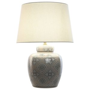 LAMPARA SOBREMESA CERAMICA 43,5X43,5X61 AZULEJO LA-213153 Disponible ref13584