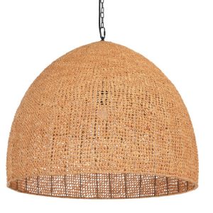 LAMPARA TECHO FIBRA 69X69X61 NATURAL NATURAL LA-217684 Disponible Ref 13495
