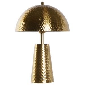 LAMPARA SOBREMESA METAL 30X30X44 DORADO LA-217792 Disponible ref13552